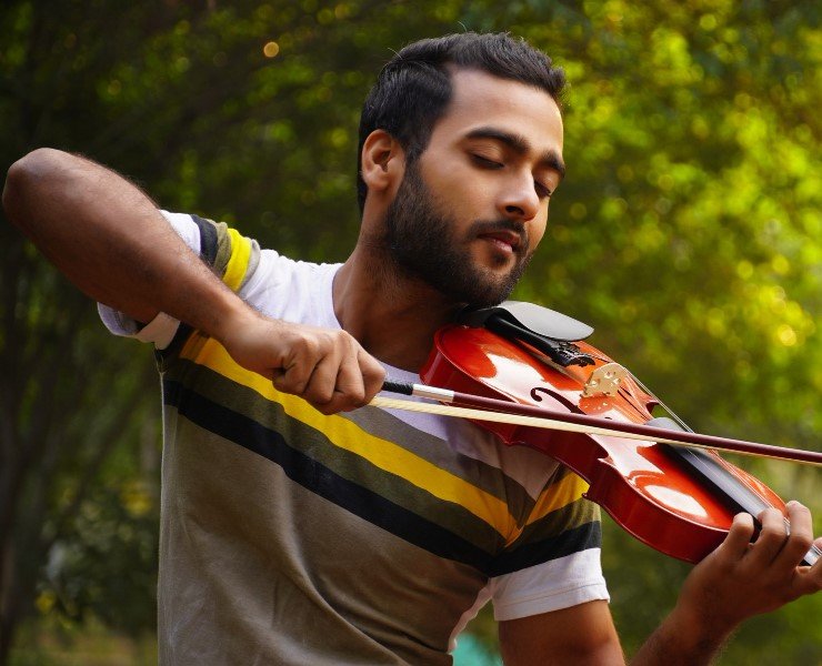 Young Indian Musician